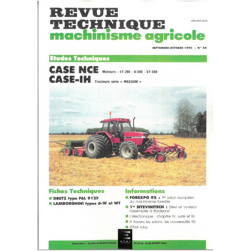 Maxxum 5120 5130 5140 Revue Technique Agricole Case Axial