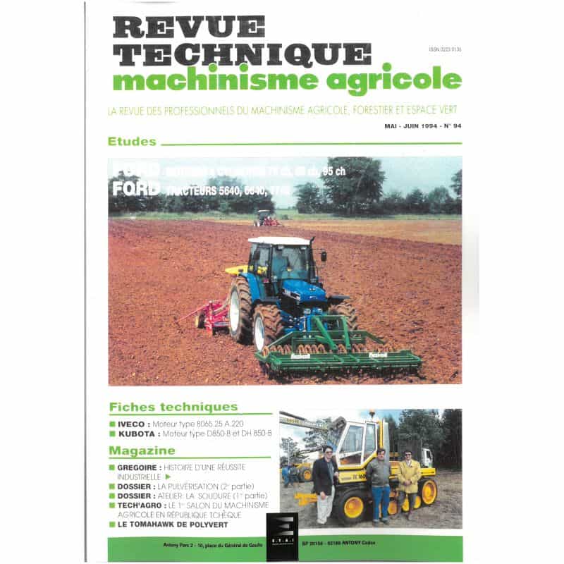 5640 6640 7740 Revue Technique Agricole Ford