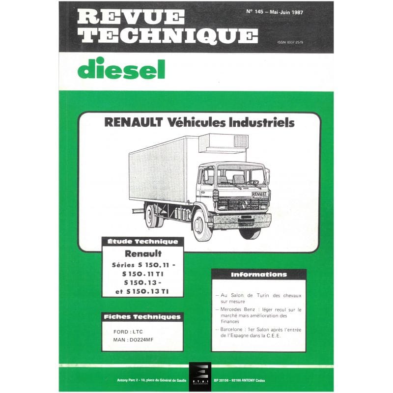 S150 TI Revue Technique PL Renault RVI