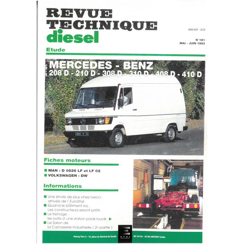 208D 410D Revue Technique Mercedes