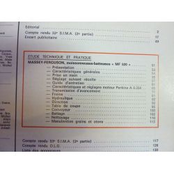 MF520 Revue Technique Agricole Massey Ferguson