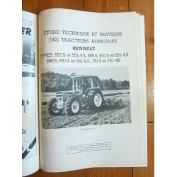 551S a 751-4  Revue Technique Agricole Renault