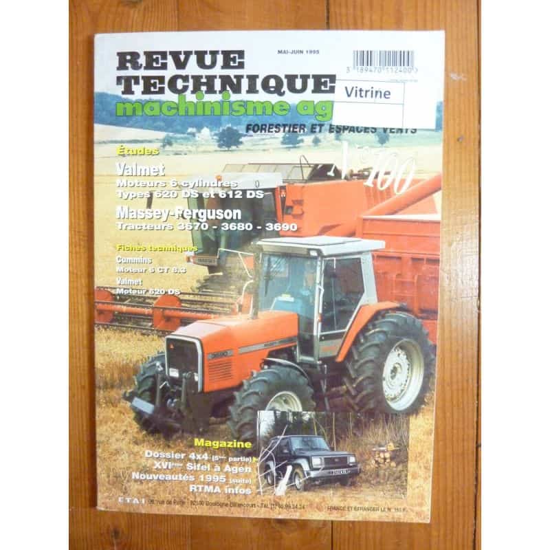 3670 3680 3690 Revue Technique Agricole Massey Ferguson