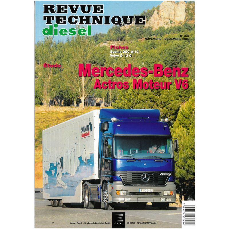 Actros V6 Revue Technique PL Mercedes