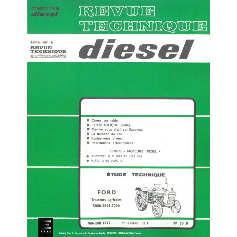 5000 5095 7000 Revue Technique Agricole Ford
