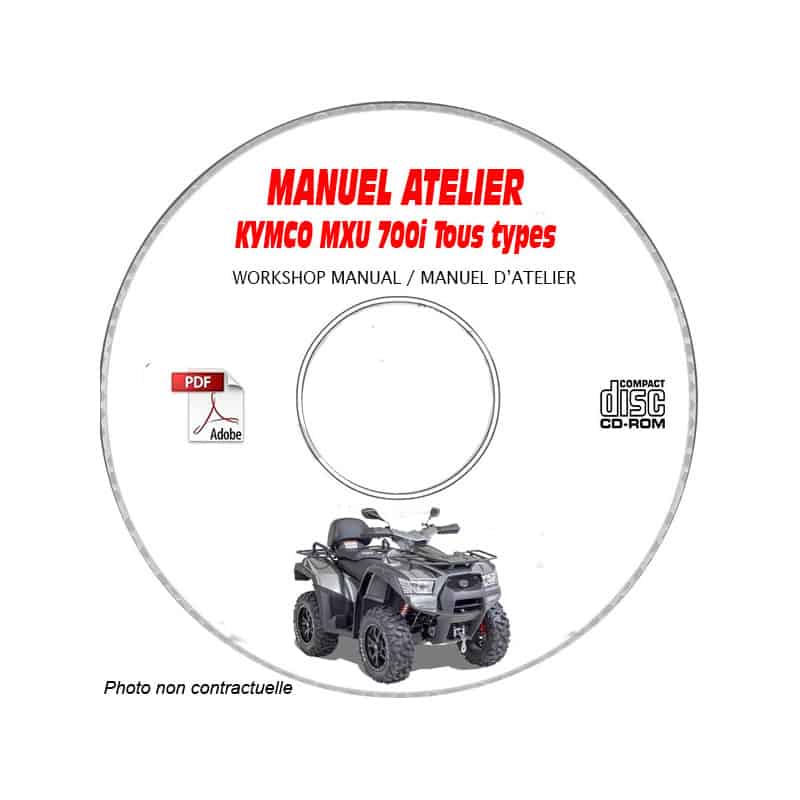 KYMCO MXU 700i

Manuel d'Atelier sur CD-ROM Anglais