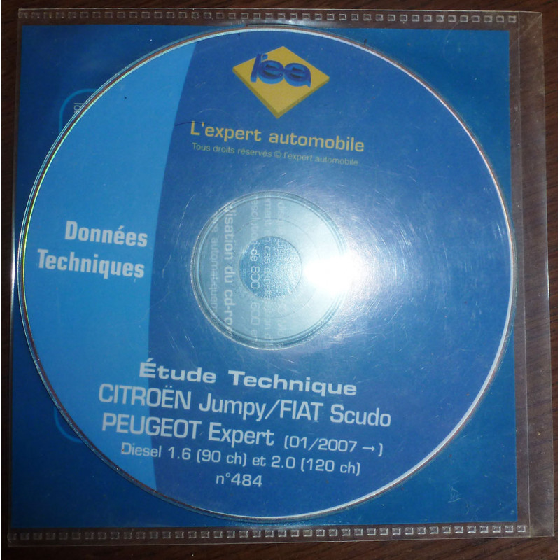 Jumpy-Scudo-Expert 07-  - Manuel CD-ROM  Citroen-Fiat-Peugeot