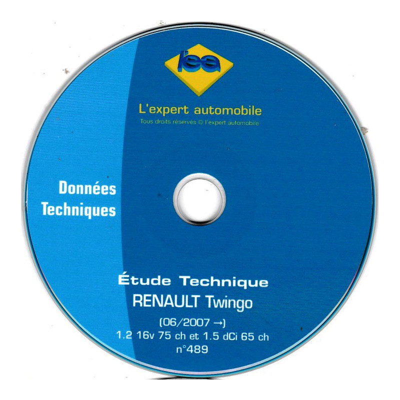 RENAULT Twingo depuis 06/2007

1.2 16V 75cv - 1.5 dCi 65cv

CD-LEA0489 -Revue Technique L expert automobile CD-ROM