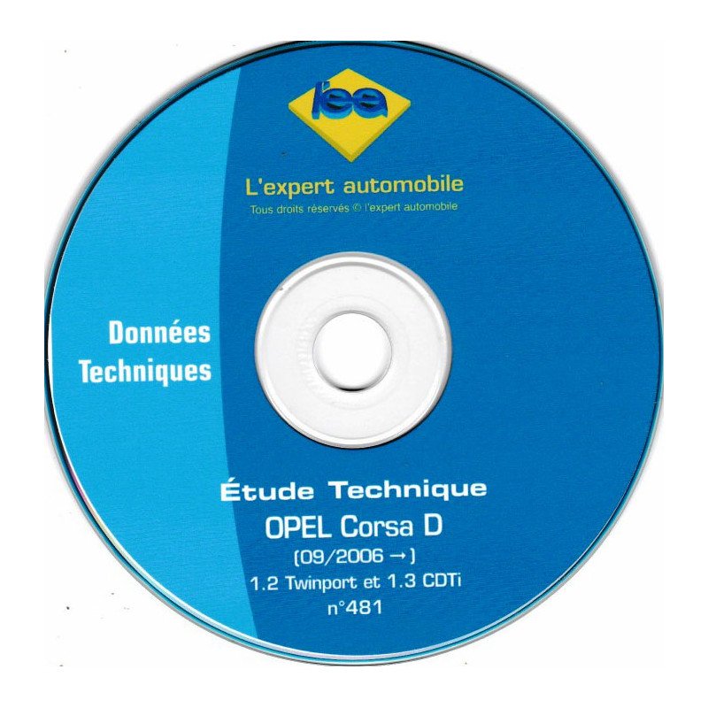 OPEL Corsa D depuis 09/2006

1.2 TwinSport et 1.3 CDTi

CD-LEA0481 -Revue Technique L expert automobile CD-ROM