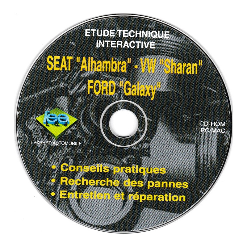FORD Galaxy - SEAT Alhambra  - VOLKSWAGEN Sharan 1997-1999

CD-LEA0383 -Revue Technique L expert automobile CD-ROM