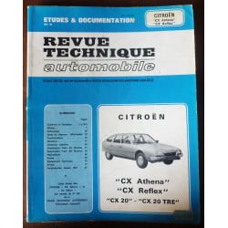 CITROEN CX Athéna - Reflex

2.0 et 2.0 TRE

RRTA0395 - Réédition revue technique