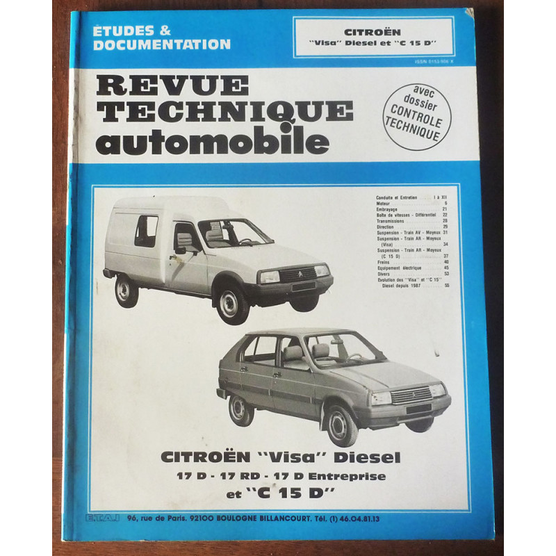 copy of Visa - C15 - Revue Technique Citroen