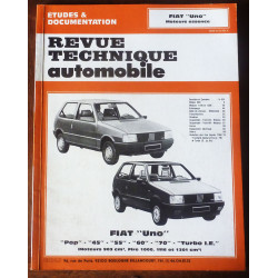 FIAT UNO

Pop - 45 - 55 - 60 - 70 - Turbo LE

RRTA0442.3 - Réédition