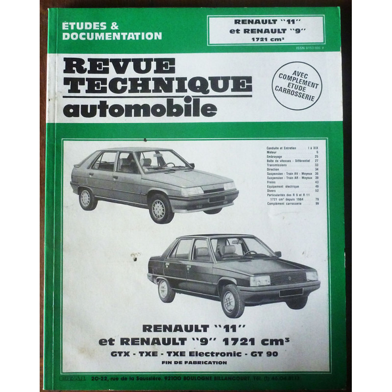 copy of R9 R11 Ess Revue Technique Renault