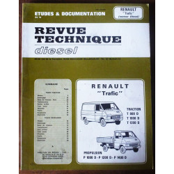 RENAULT TRAFIC Diesel T800D, T1000D, T1200D,P1000D, P1200D,P1400D

Traction Avant et Propulsion

RRTD0122.1D - Réédition