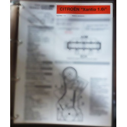 copy of XANTIA 1.8i - Fiche Technique Citroen