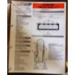 copy of XM Turbo D12 Fiche Technique Citroen