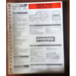 NISSAN PATROL 2.8 - 6 cylindres

Type : KY 260 - RD 28

Ref : FTRTA-NIS-PATROL-6-28