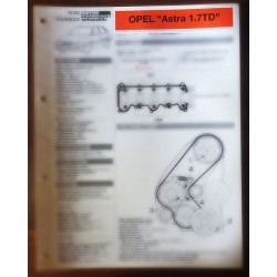 OPEL ASTRA 1.7 Turbo-Diesel

Type: TA 9419 - TC4EE1

Ref : FTRTA-OPE-ASTRA-17TD