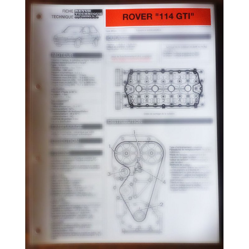 ROVER 114 GTI

Type : KPS NKR - 14 K4 F

Ref : FTRTA-ROV-114-GTI