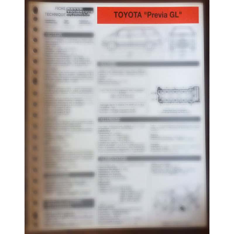 TOYOTA Previa GL

Type: 11AC11B - 2TZ FE

FTRTA-TOY-PREV-GL