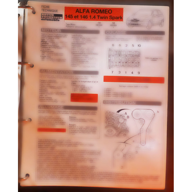 copy of 164 3.0 V6  Fiche Technique Alfa