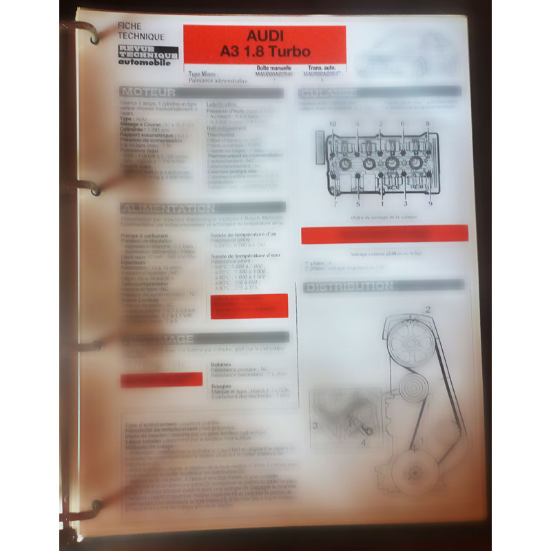 copy of TT 1200 Fiche Technique Audi