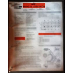 copy of Vectra 2.0i GLS/CD Fiche Technique Opel