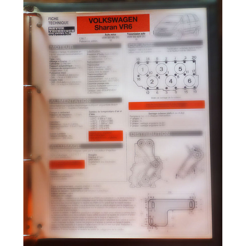 copy of Golf GTI 1800 83  Fiche Technique Volkswagen