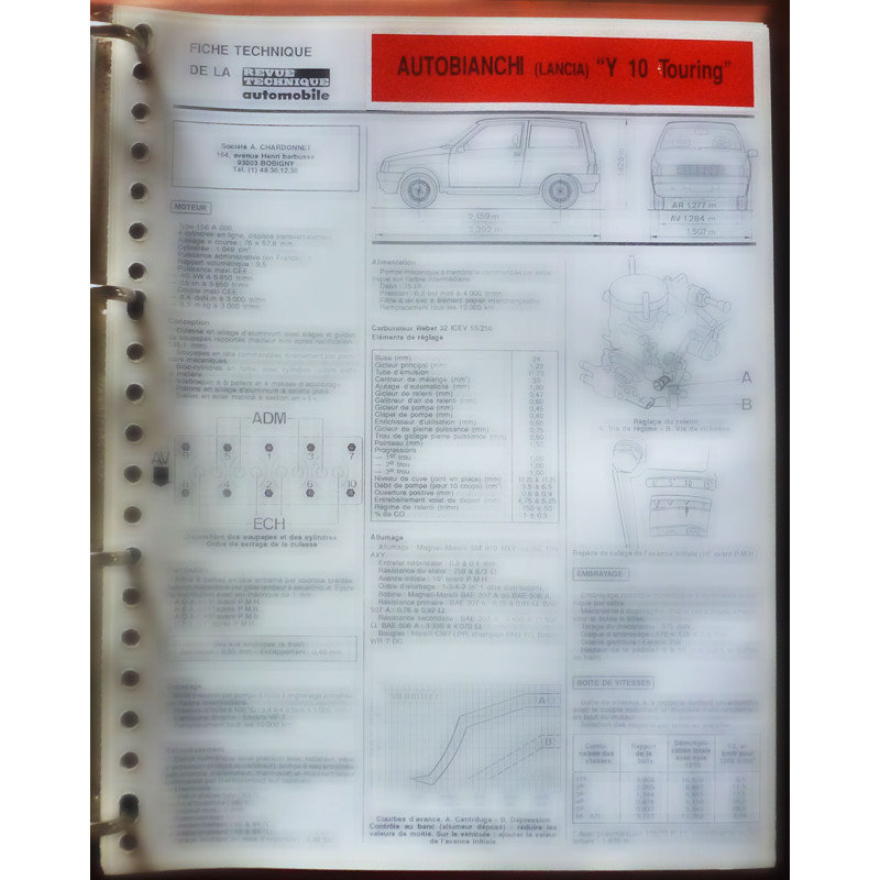 AUTOBIANCHI - LANCIA Y10 TOURING

Type: 156 A 000

Ref : FTRTA-AUT-Y10-A