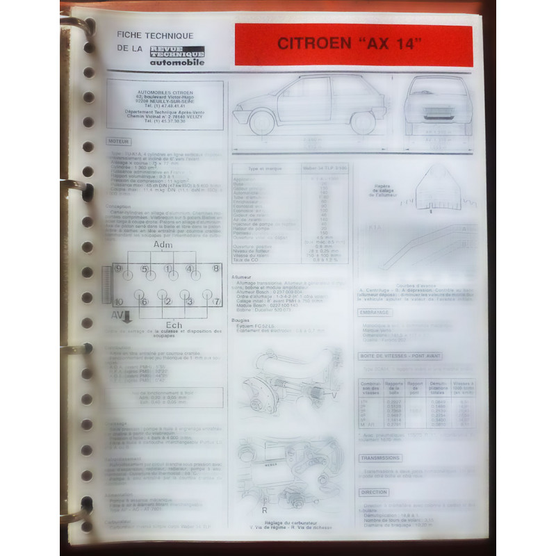 CITROEN AX 14

Type: TU-K1A

Ref : FTRTA-CIT-AX-C