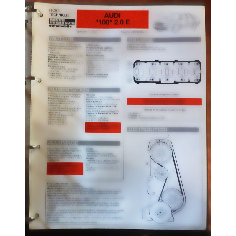 copy of 100 CC jusq 84 Fiche Technique Audi
