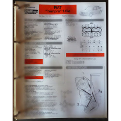 copy of Tempra 1.8ie SX Fiche Technique Fiat