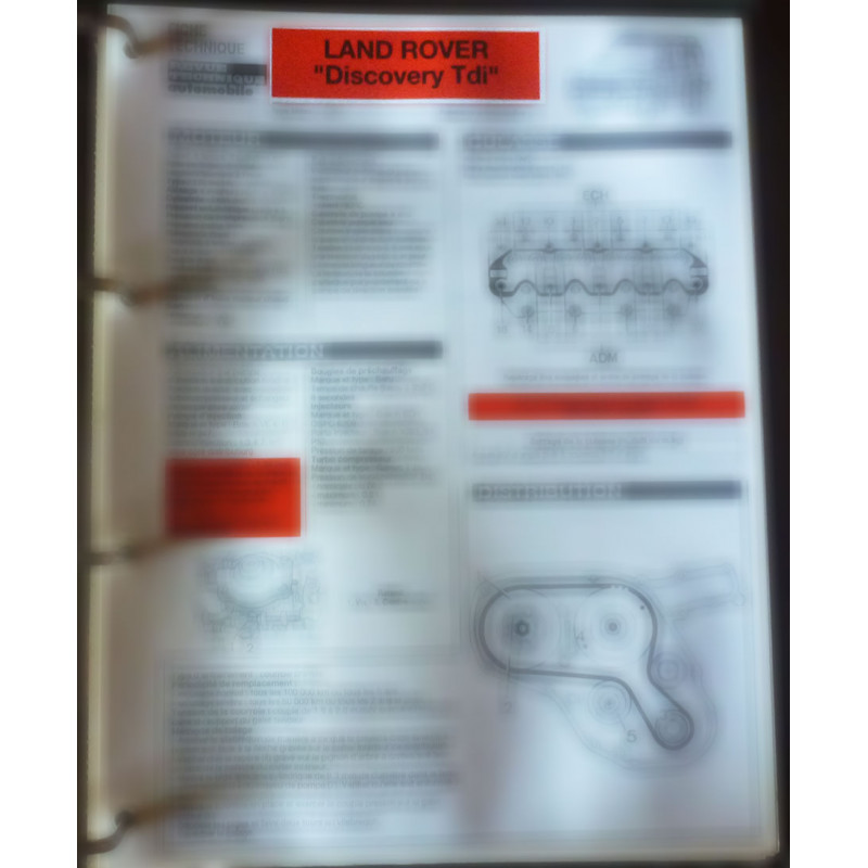 copy of Discovery TDI - fiche technique Rover