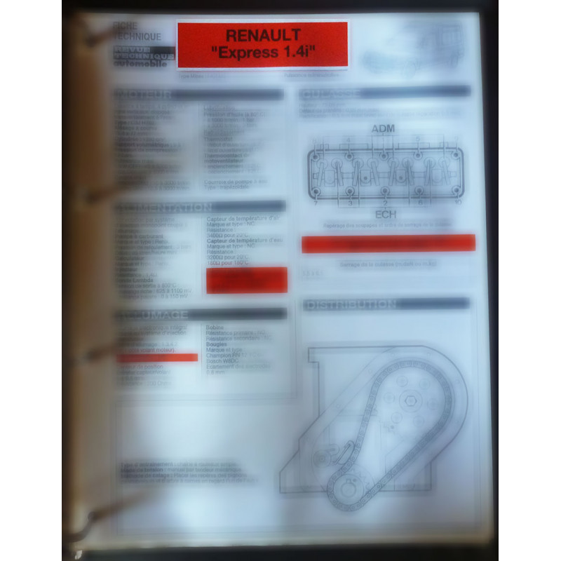 copy of Express D Fiche Technique Renault