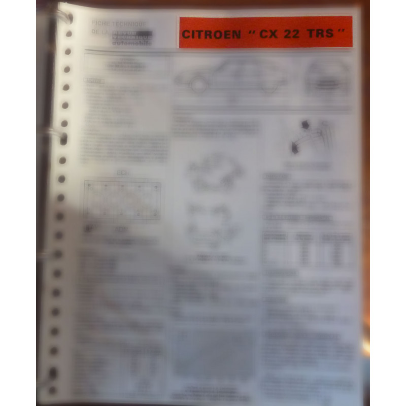 CITROEN CX 22 TRS

Type: J6T A500

Ref : FTRTA-CIT-CX-22TRS