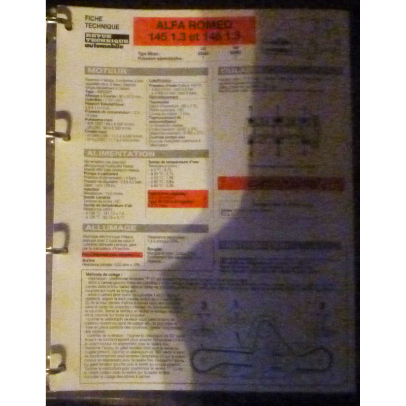 copy of 164 3.0 V6  Fiche Technique Alfa