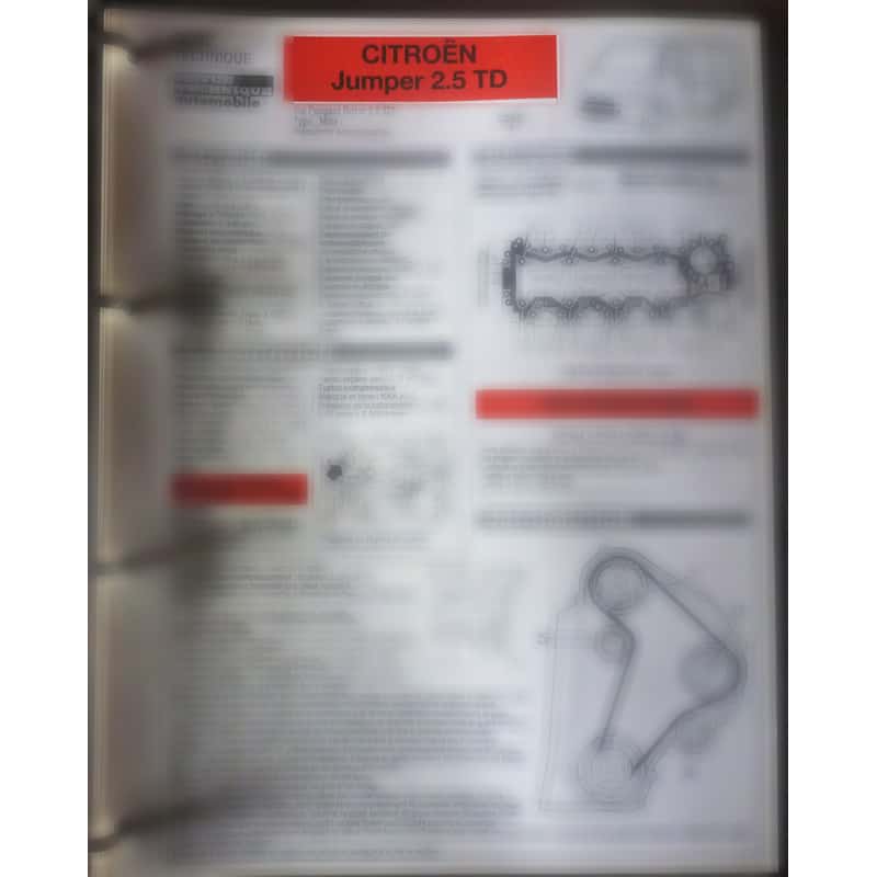 copy of BX 19 GT Fiche Technique Citroen