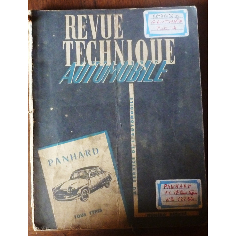 Dyna PL17 17 Revue Technique Panhard