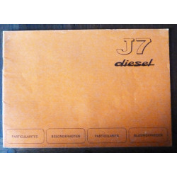 PEUGEOT J7 Diesel

ME-PEU-J7D - Manuel utilisateur et entretien