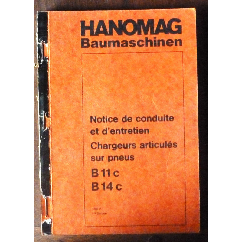 HANOMAG-HENSCHEL B11C-B14C

Manuel d'entretien

ME-HAN-B11C