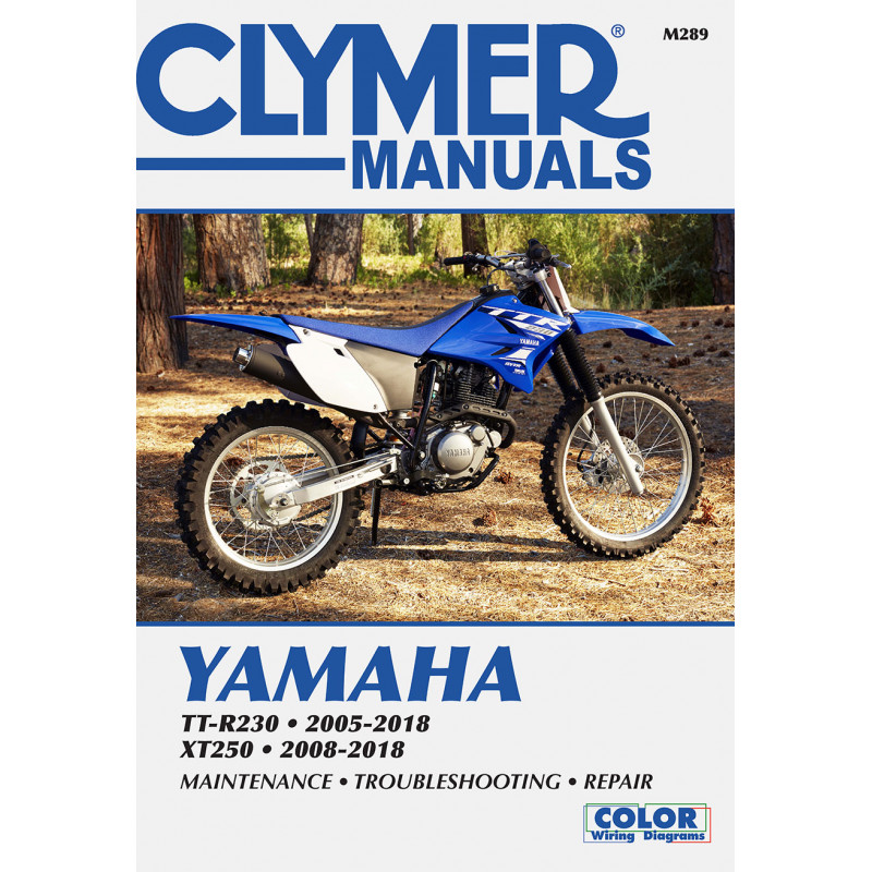 YAMAHA XT250 (08-18) & TT-R230 (05-18)

RCLYM289 - Revue Technique Haynes Clymer Anglais