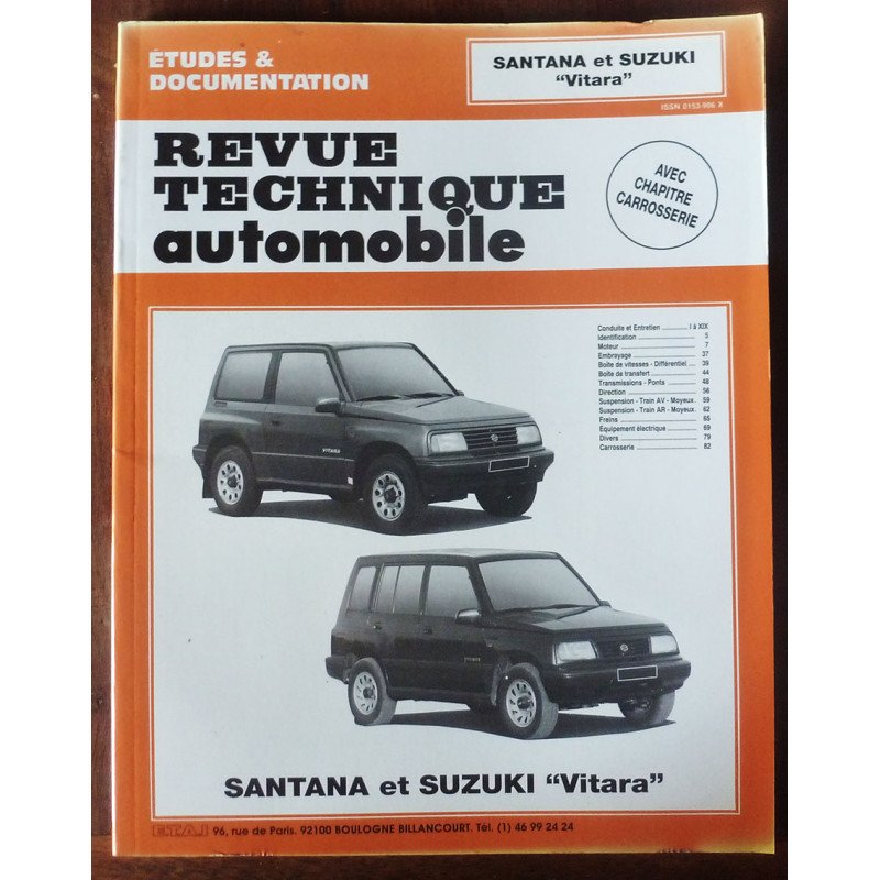 Vitara - Revue Technique Santana