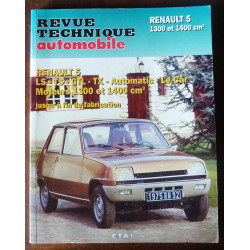 RENAULT R5 1300-1400

LS - TS - GTL - TX - Automatic - Le CAr

RRTA0426.4 - Réédition