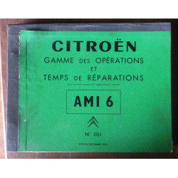 CITROEN AMI6

Gamme des opérations et temps de réparation

MR-CIT-AMI6 - Manuel de réparation
