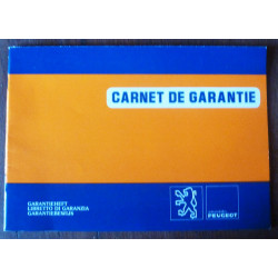 Carnet Garantie PEUGEOT vierge

CG-VIERGE