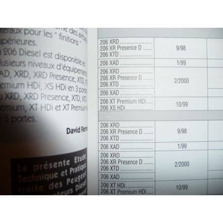 206 Die Revue Technique Peugeot