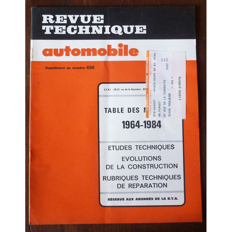 copy of trafic II 01- Revue Technique Renault