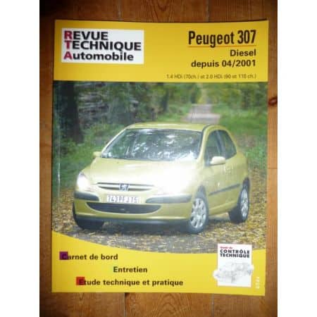 307 D 01- Revue Technique Peugeot