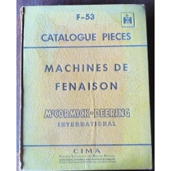 Mc CORMICK F53

Machine de fenaison

CP-IH-F53 - Catalogue de pièces
